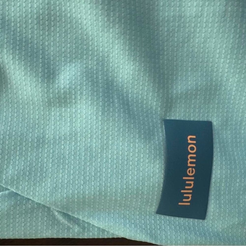 lululemon athletica Light Blue Short Sleeve Tee